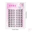 Lông mi công chúa Sợi nhân tạo Lông mi giả 8-13mm Chiều dài hỗn hợp C Curl Black