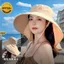 Mũ Chống Nắng Vành Mũ Mùa Hè Mũ Chống Nắng Khăn Choàng Phong Cách Mới Xô Mũ Che Mặt Ngoài Trời Tia Cực Tím Bảo Vệ Cổ Mũ Chống Nắng