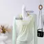Áo chống nắng màu xanh bạc hà + Áo đeo vải tuyn + Bộ ba mảnh váy ngắn Trang phục bên bờ biển Dopamine mùa hè