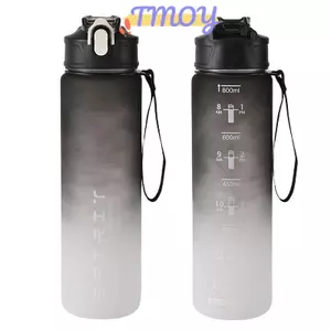 TMOY 800ml / 28oz Bình Nước Thể Thao Dung Tích Lớn Chống Rò Rỉ Cốc Nhựa Nhiều Màu Sắc Uống Ngoài Trời Du Lịch Di Động Tập Gym Thể Dục Bình TMOY