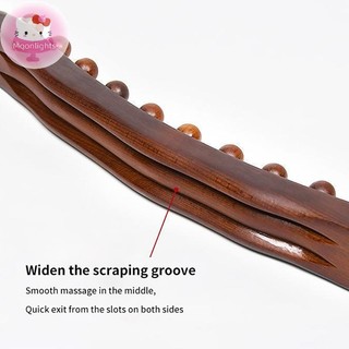 Moonlights 37 Hạt Massage Lưng Đa Năng Tendons Cạo Điểm Điều Trị Gua Sha Thư Giãn Dụng Cụ Massage Bụng (Nhựa) EN