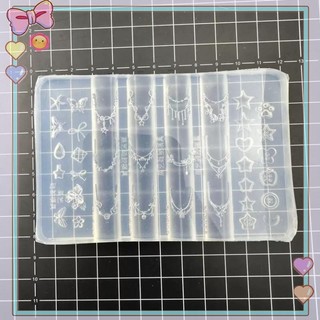 [beautifulhome] Dây Xích Ren Pháp Hoa 3D Khuôn Acrylic Thiên Nga Trang Trí Móng Tay Nghệ Thuật DIY Silicone Trang Trí Móng Tay Mẫu Nghệ Thuật Móng Tay Khuôn Dụng Cụ [Làm Đẹp]