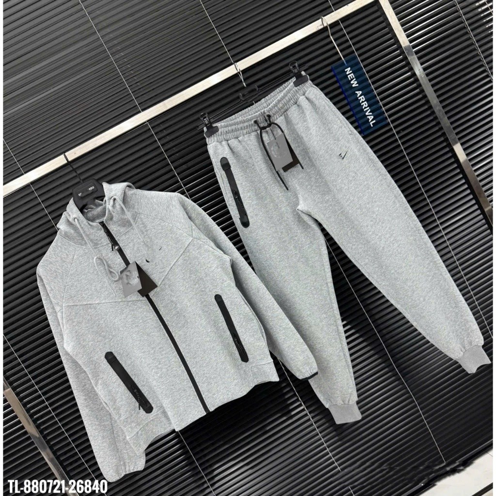 Set Bộ Quần Áo Nỉ Nai Tếch KCloset Bộ Thể Thao Chất Nỉ Dày Dặn Dáng Rộng Nam Nữ NA991