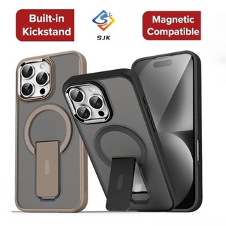 Ốp Lưng Giá Đỡ Mờ Ốp lưng IPhone 17 Pro Max 11 12 13 14 15 16 Pro Max Plus 17Air Vỏ Acrylic Cứng Từ Tính Chống Sốc