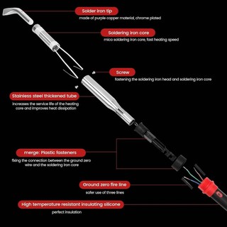 Mỏ Hàn Thiếc M9 220V - Công Suất 80W-150W, Tay Cầm Cao Su, Báo Đèn, Cho Sửa Chữa Điện Tử