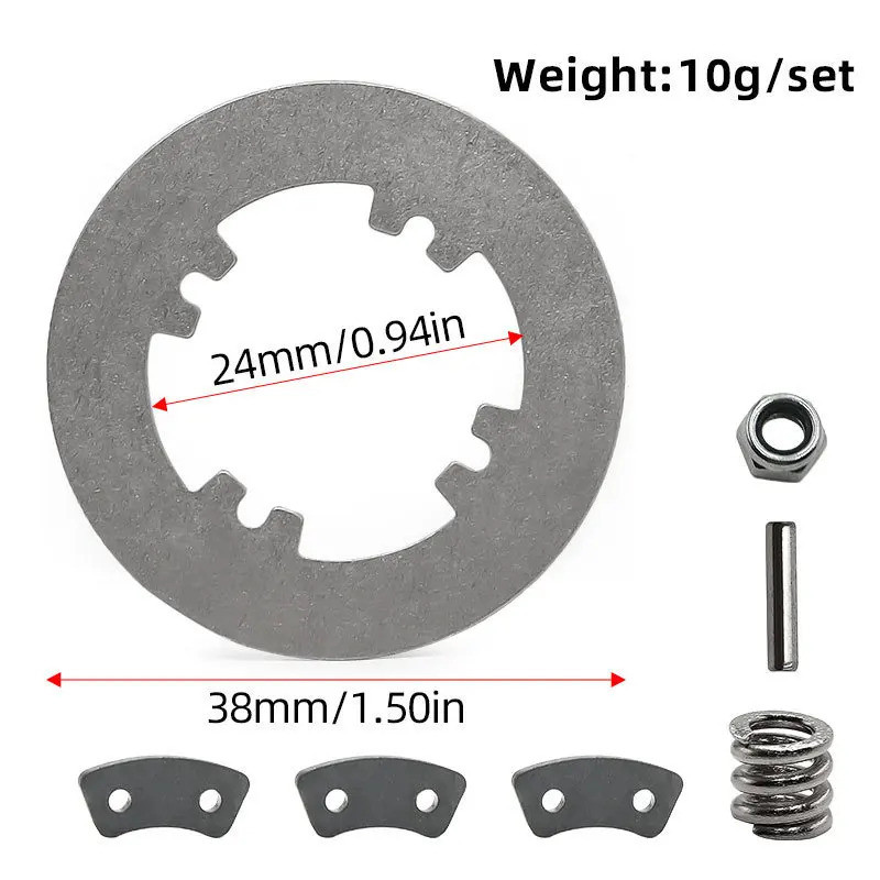 Bộ xây dựng lại ly hợp trơn trượt hạng nặng 5352A 5352R cho TRAXXAS E-Revo Rustler 4WD E-Maxx RC Phụ tùng nâng cấp xe