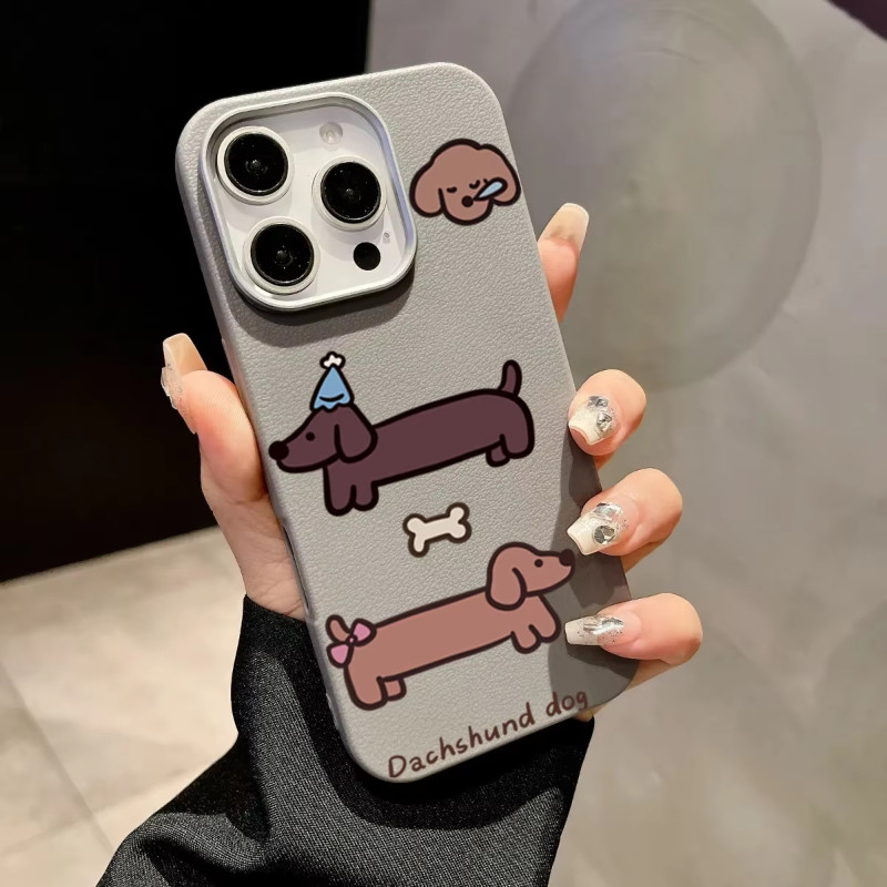 Ốp Điện Thoại Dachshund Hoạt Hình Đáng Yêu Cho Honor X6C X8C X9C X5B Plus 400 200 Pro 70 90 400 200 Lite 90 200 Smart Magic 4 5 6 7 Lite Bao Da Họa Tiết