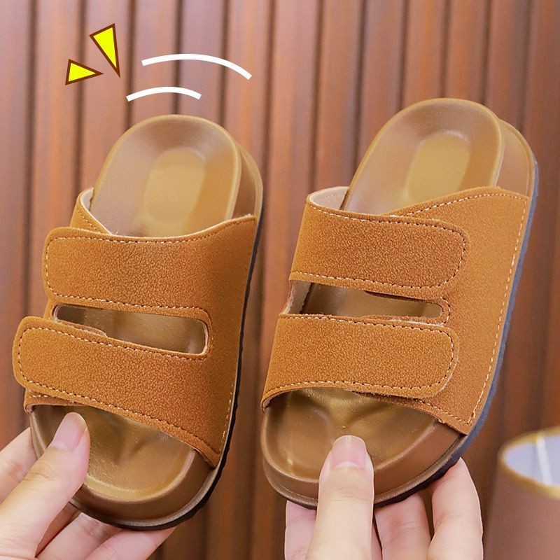 Người Lười Pháp Slip-On Trẻ Em Birkenstock Giày Mùa Hè Phong Cách Mới Bé Trai Bé Gái Vừa Lớn Trẻ Em Mặc Ngoài Thường Ngày Flip @