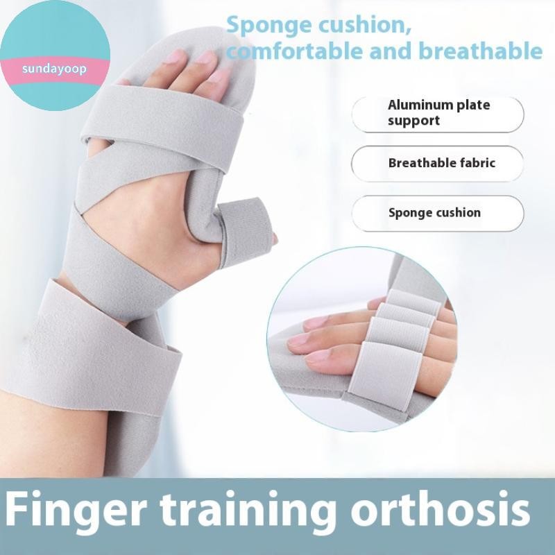 SUND Stroke Hand Brace Hỗ trợ ngón tay ban đêm Nẹp tay Hỗ trợ chỉnh hình Cổ tay Còn lại Viêm khớp Viêm gân Phục hồi chức năng VN