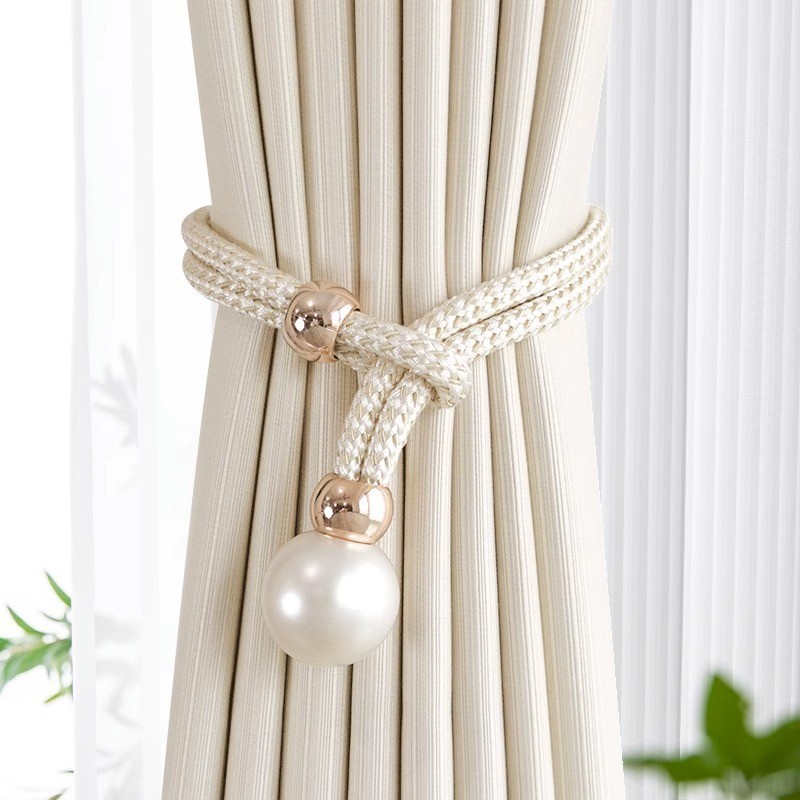 1 Dây buộc rèm / Có thể điều chỉnh đa năng / Màn hình rèm Ngọc trai đêm / Khóa / Rèm