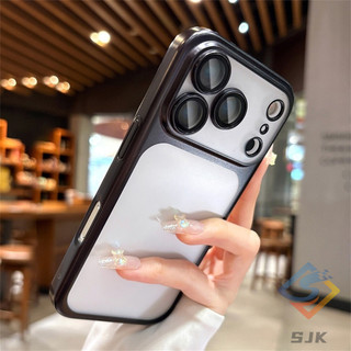 Ốp điện thoại họa tiết mờ màu cam vũ trụ cho IPhone 17 Pro Max 17 Pro 17Air 15 Pro Max 16 Pro Max Vỏ trong suốt Vỏ chống sốc