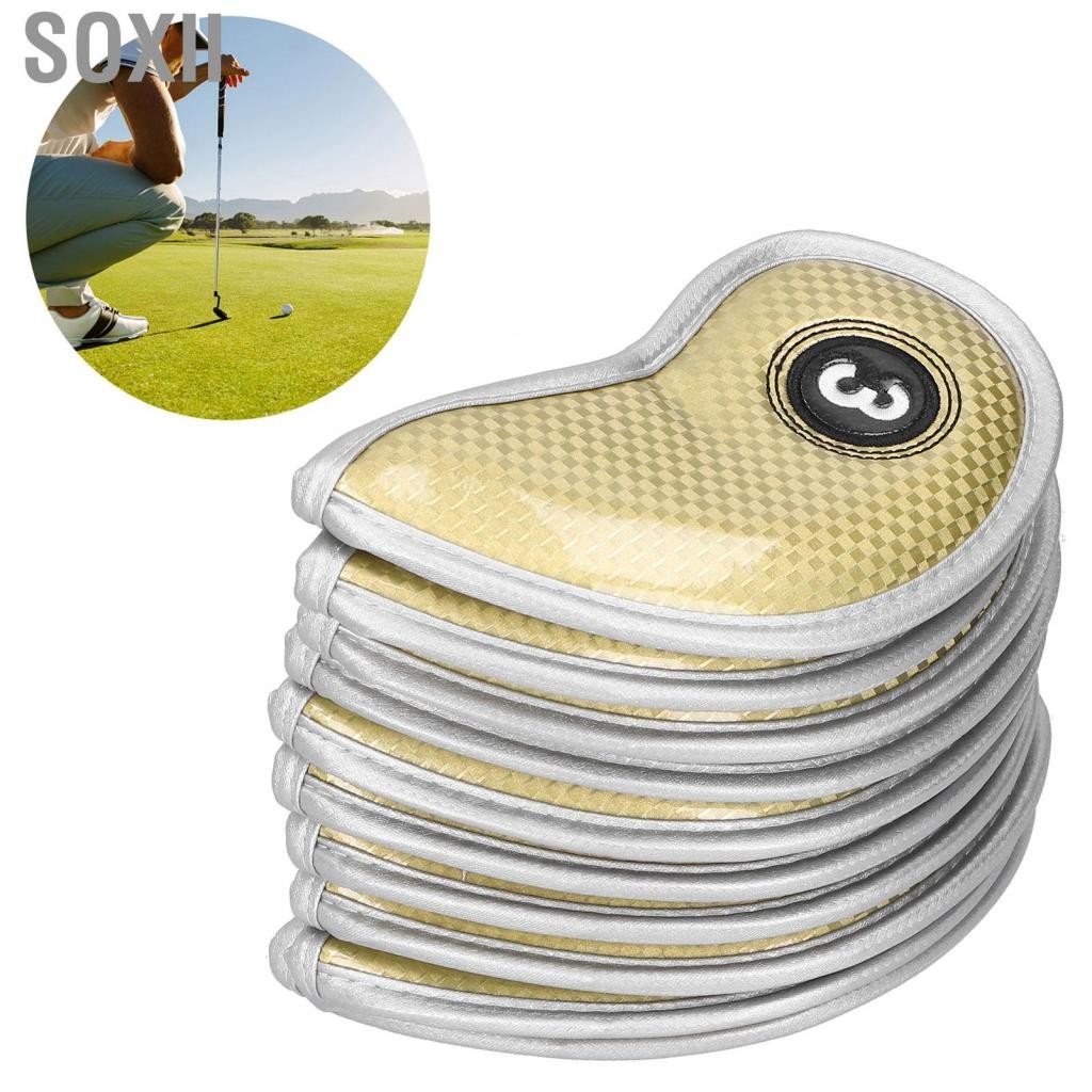 Soxii SOXII-VN Club Iron Cover PU 10PCS Bìa bền cho đầu (Bạc)