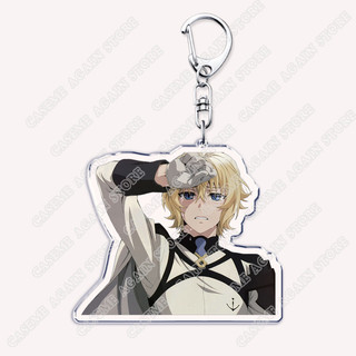 Hot Anime Seraph of The End Keychains for Accessories Mikaela Hyakuya Owari No Seraph Yuichiro Hyakuya Keyring Fans