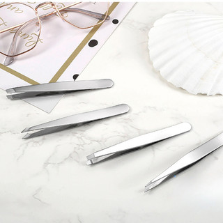 Bộ 4 Nhíp Nhổ Lông Mày Chất Lượng Tốt, Thép Không Gỉ 304, Chuyên Nghiệp, Nhổ Lông Mày Chính Xác, Loại Bỏ Lông Nhỏ, Lý Tư