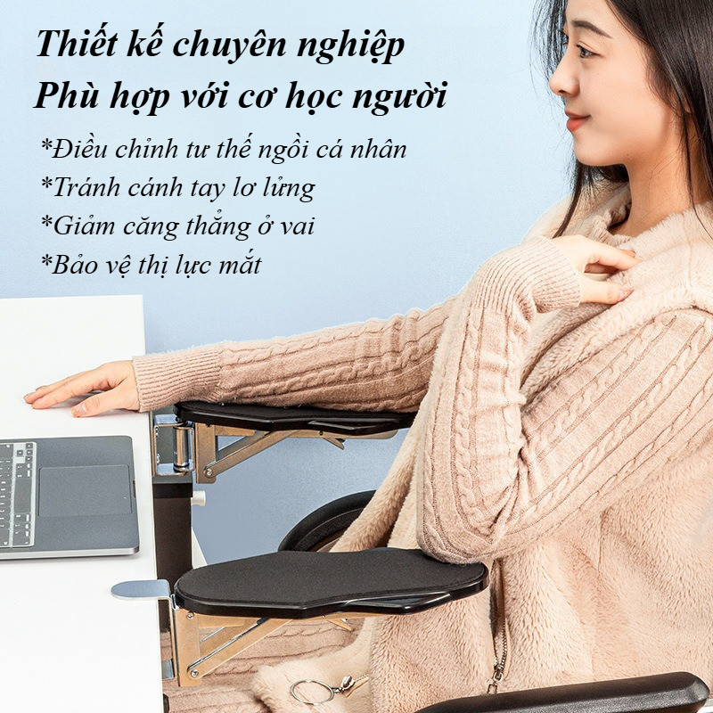 YYTY Giá đỡ tay kẹp bàn,Chống mệt mỏi gấp lan can hỗ trợ,Thiết kế Ergonomic,mở rộng bàn làm việc | BigBuy360 - bigbuy360.vn