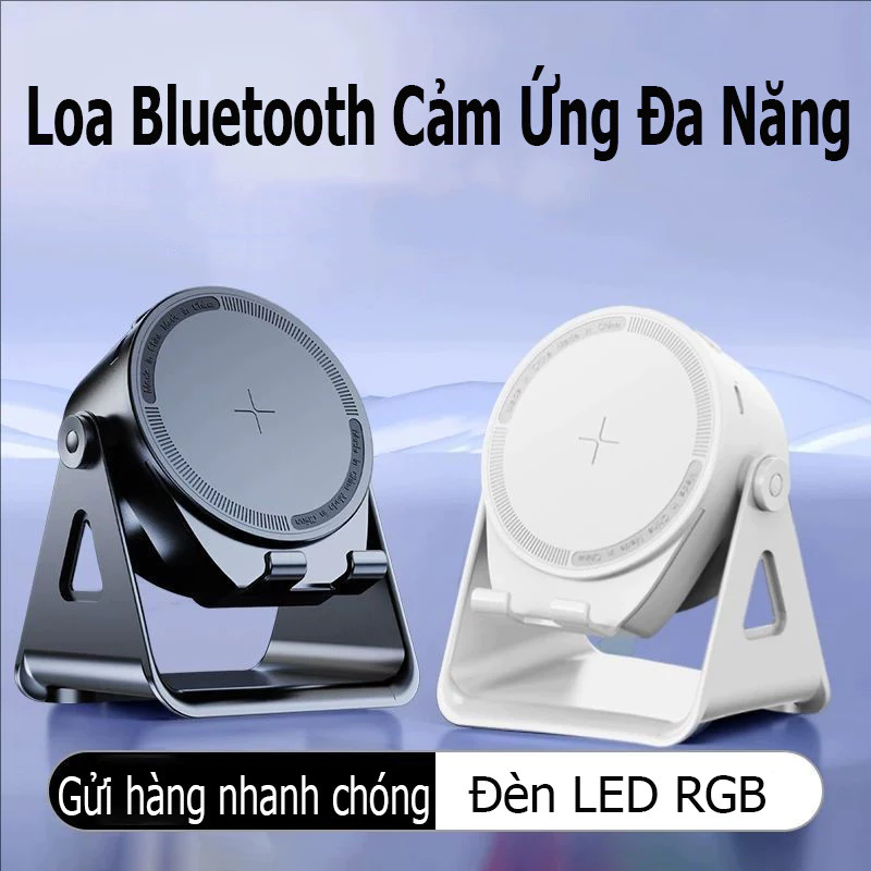 Loa kèm giá đỡ điện thoại