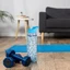 Cốc tuyết ICUCKO, Cốc Mason Jar chống vỡ có thể tái sử dụng, Chai nước dung tích 300ml được khoan sẵn cho trẻ em