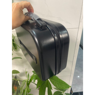 Hộp đựng mỹ phẩm di động du lịch màu đen Túi lưu trữ dung lượng lớn có thể treo xe đẩy Unisex