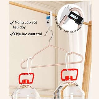 Combo Móc Treo Quần Áo Myd.23 30/50 Cái, Kim Loại Pastel, Chống Gỉ Cao Cấp Tiện Lợi
