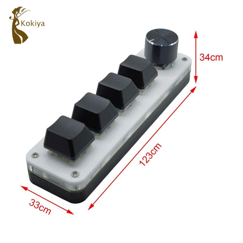 Bàn phím chơi game mini 4 phím 1 kokiya, macro có thể lập trình