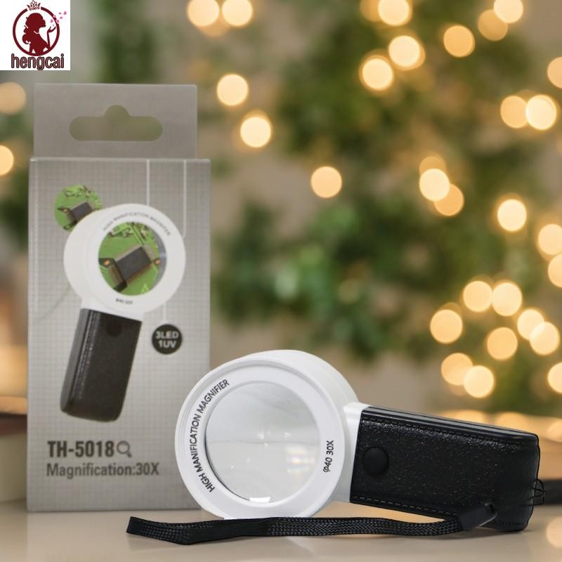 Kính lúp 30X với 4 đèn LED cho đọc và kiểm tra rõ nét