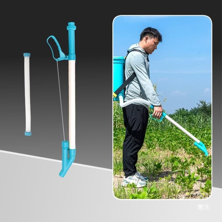 Thùng Bón Phân Đeo Lưng TMP-07 (20Kg/25L) - Dụng Cụ Sạ Phân Bón Thúc, Bón Lót Nhanh & Đều, Bình Rải Phân Bón Đeo Lưng
