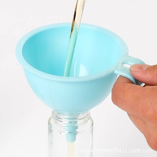Phễu Gia Đình Nhựa Nhà Bếp Dầu Phễu Cỡ Lớn Thực Phẩm Lớn Tràn Dầu Rượu Rót Dầu Phễu Đa Năng W1PF