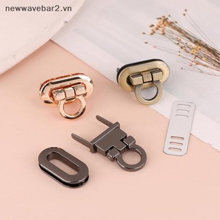 [Mới] Khóa xoay kim loại bầu dục, khóa xoắn cho ví/túi xách DIY, phần cứng thủ công