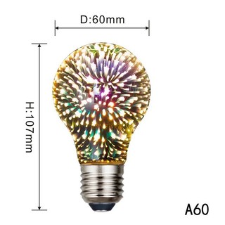 Đèn Lồng 3D Nhiều Màu Sắc Cao Thủy Tinh Trong Suốt Hoa Bóng Đèn LED Chủ Đề Nhà Hàng Bóng Đèn Sáng Tạo