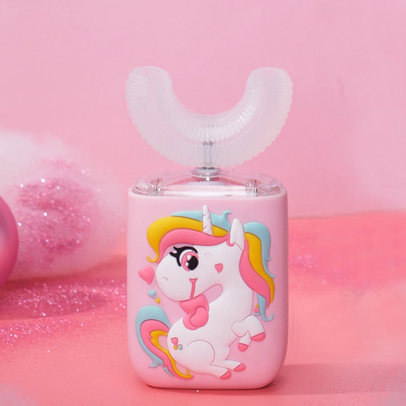Bàn chải đánh răng điện hình chữ U Youda White Baby Children 2-6-12 tuổi Trẻ em trên hình chữ U Sonic Brushing Children Model JEU9