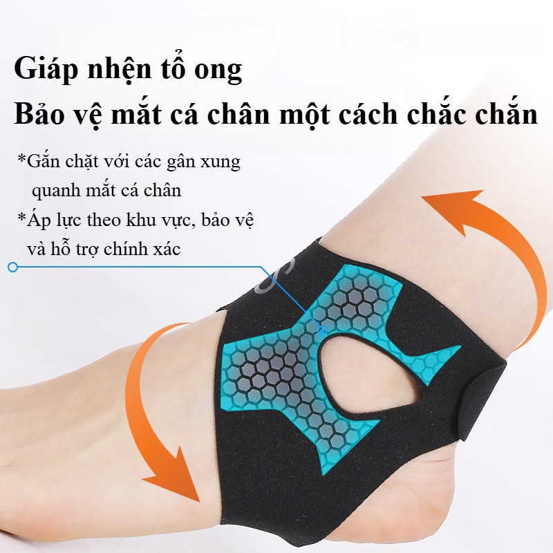 Dây bảo vệ mắt cá chân,Băng quấn cổ chân,Băng bảo vệ cổ chân,Chống Lật, Phòng Tránh Chấn Thương Đá Bóng