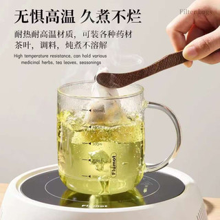 Túi trà / túi lọc không dệt, túi trà cấp thực phẩm / dùng một lần, túi vải làm súp với các thành phần omed.