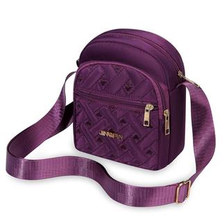 [Crush] Túi Messenger, Túi vuông nhỏ đa chức năng bằng Nylon, Túi điện thoại di động đeo chéo nhiều ngăn