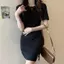 Váy chữ A đi lại Hot Girl Split Slim-fit Phiên bản mùa hè dành cho nữ Váy dài ôm hơn hàng ngày