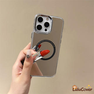 Vỏ gương trang điểm vòng từ tính cho Motorola Moto X70 Air G100 G100S G82 G77 G67 G57 G52 G56 G86 G06 G Stylus 5G Power 2022 Pure 2021 Play 2023 Vỏ mỏng sạc không dây