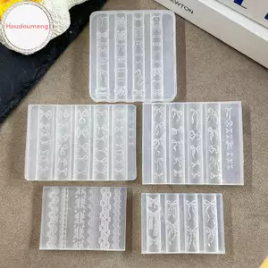 Hodou 3D Khuôn Làm Móng Silicon Dụng Cụ Làm Móng Tay Hoạt Hình Nơ Thỏ Khung Đá Quý Móng Tay Quyến Rũ Khuôn Móng Tay Nghệ Thuật Phụ Kiện Đồ Dùng Móng Tay VN