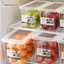 Cheenm 1 Nhựa Trong Suốt Tủ Lạnh Hộp Bảo Quản Nhà Bếp Tủ Lạnh Tổ Chức Cho Rau Củ Quả Trứng Thực Phẩm Gia Đình Tươi Hộp Đựng VN