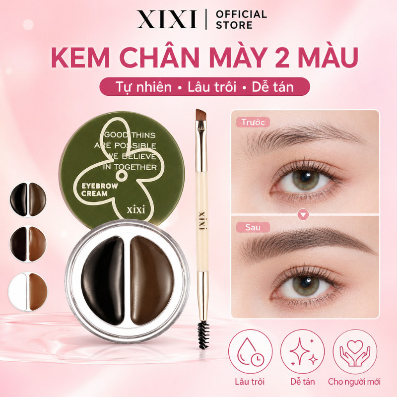 XIXI Gel Kẻ Mày D583 – Brow Gel Chống Nước, Lâu Trôi, Lên Màu Tự Nhiên, Dễ Kẻ Định Hình Chân Mày