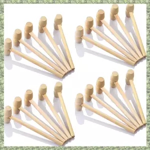 20 Chiếc Búa Gỗ, Búa Gỗ Cho Sôcôla, Búa Gỗ Mini Tự Nhiên Đa Năng Chắc Chắn Cho Tôm Hùm Cua Hải Sản