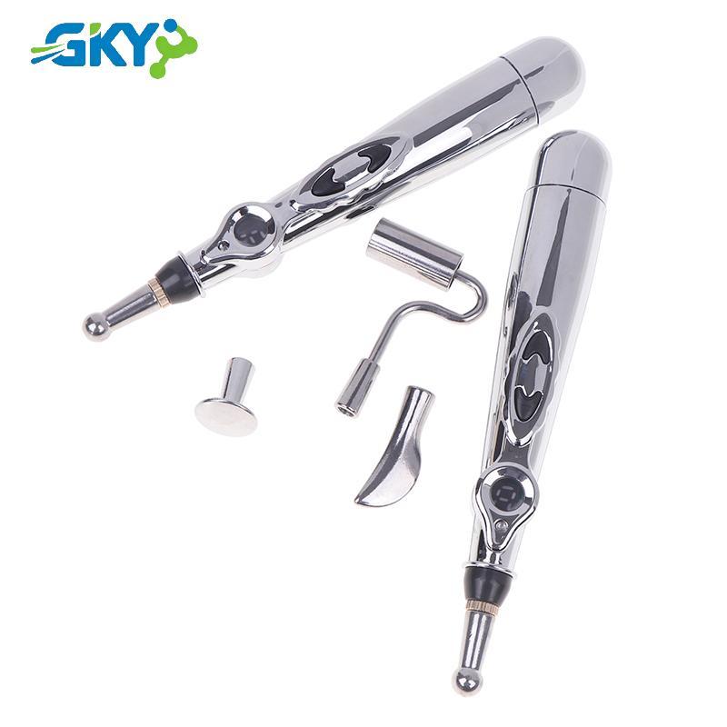 GKY 2 / 5 Đầu Bút Châm Cứu Điện Châm Cứu Điểm Massage Bút Kinh Tuyến Năng Lượng Massage Bút Giảm Đau Massage Bút GKY