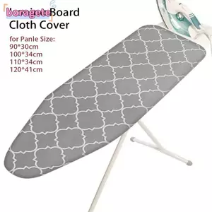 BORAGETE 1 Chiếc Tấm Ủi, Đệm Cotton Dày Đa Năng Sắt Tấm Chắn Nhiệt, Vỏ Vải Chống Vết Bẩn Có Viền Đàn Hồi Ủi Bàn ủi