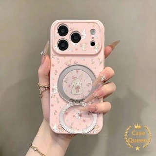 Ốp Lưng Tương Thích Cho iPhone 17 14 12 11 16 13 15 Pro Max X XR XS Max 7 8 16 Plus Air SE Sáng Tạo Toàn Màn Hình Hoa Thỏ Bong Bóng Trái Tim