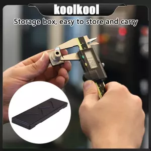Kool Gauge Box Kỹ Thuật Số Caliper Tổ Chức Hộp Nhựa Nhỏ Lưu Trữ Cho Dụng Cụ Đo Thước Thước Giá Đỡ