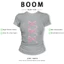 BOOM Áo Baby Tee Nữ Cotton Ôm Body-Áo Thun Ngắn Tay Y2K In Hình PhongCách Mùa Hè, Cổ Tròn Hàng Đầucách hàn quốc phong261
