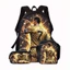 World Cup C Luo Phim Hoạt Hình Trẻ Em Schoolbag Bộ Ba Mảnh Học Sinh Tiểu Học Bóng Đá Schoolbag Polyester Chống Nước Túi Đựng Bút Chì