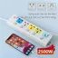 Ổ cắm điện đa năng 4 ổ + 2 USB, công tắc riêng từng ổ, an toàn và tiện lợi cho mọi gia đình.