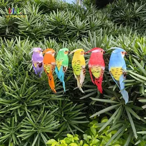 HL Sáng Tạo Nhân Tạo Vẹt Giả Bọt Động Vật Mô Phỏng Lông Chim Đồ trang trí DIY Cho Tiệc Cưới Nhà Vườn Trang Trí Trang Trí LMWU