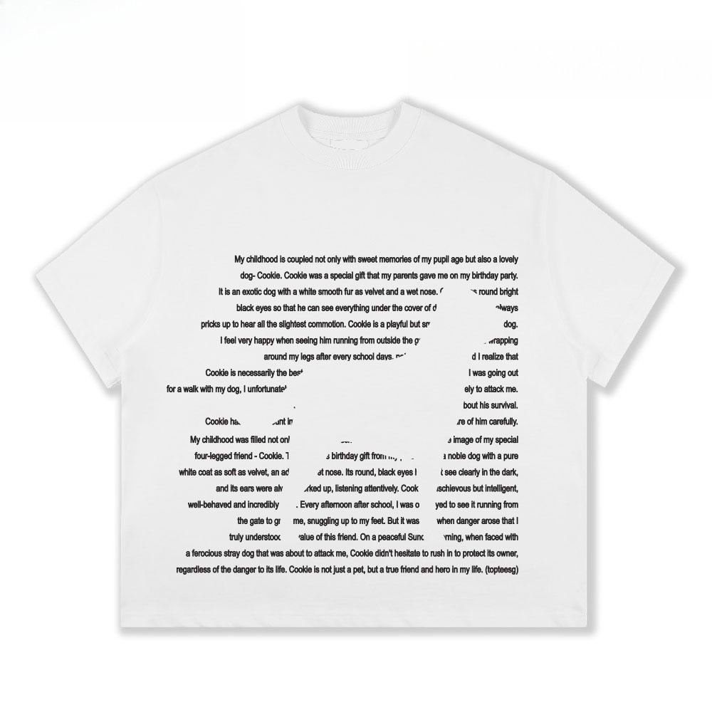 （Giao hàng 24h）Angela Áo thun form Boxy Chó Mèo chữ basic unisex nam nữ tay ngắn cổ tròn cotton 2 chiều dày dặn