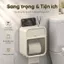 🔥sốc🔥Kệ đựng đồ 2 tầng không cần khoan | Hộp đựng khăn giấy treo tường thông minh, chống nước | Kệ treo tường đa năng