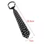 Cà vạt giả ROLY, Cà vạt buộc sẵn dành cho nữ cổ điển, Thiết kế Niche không có nút thắt thời trang có thể điều chỉnh Áo sơ mi đồng phục Punk thanh lịch